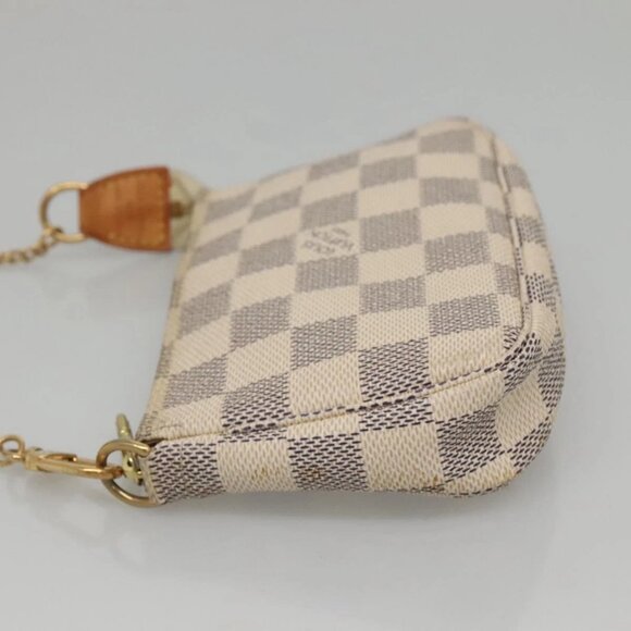 LOUIS VUITTON Damier Azur Mini Pochette Accessoires Pouch - Picture 12 of 16